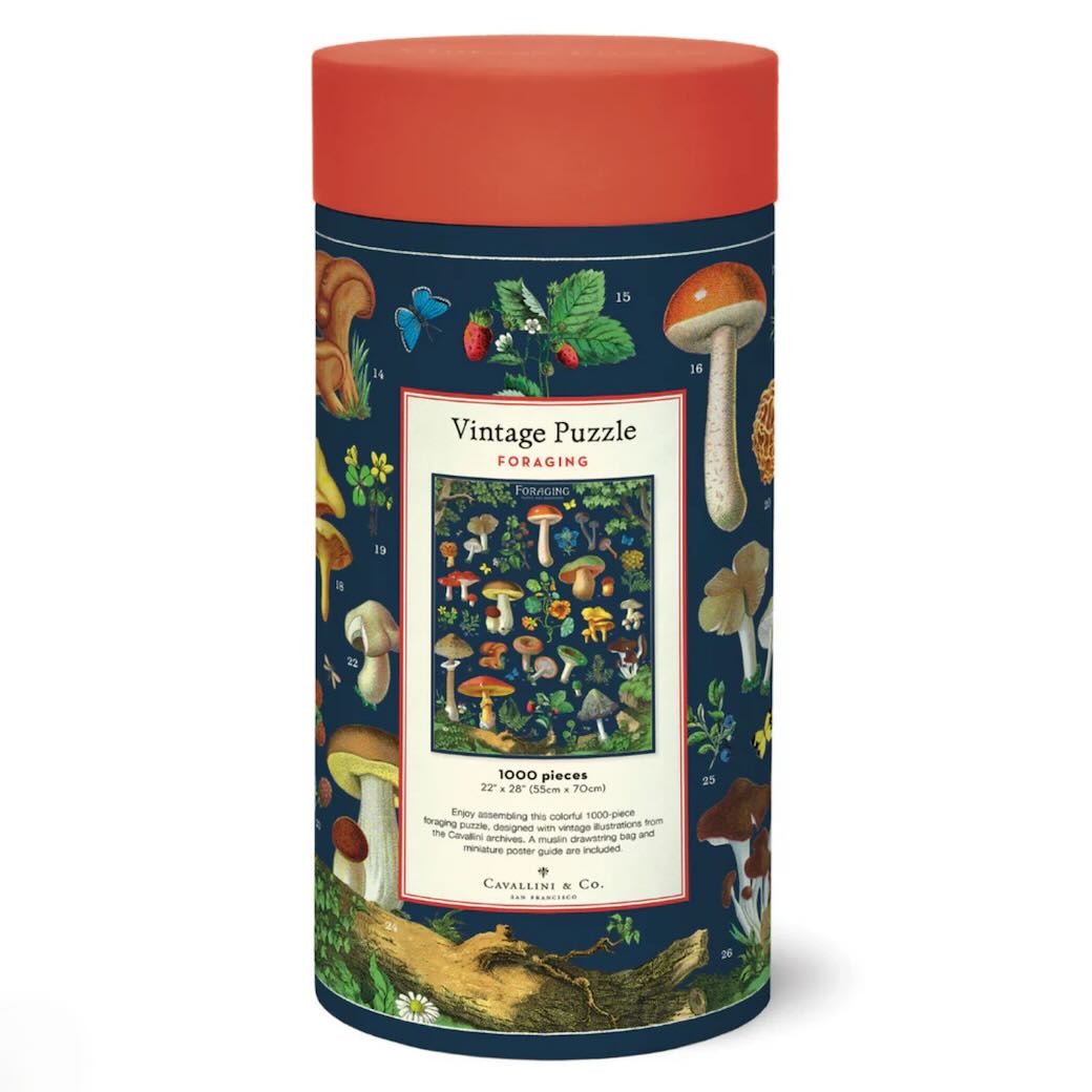 Foraging Plants and Mushrooms 1000 - Piece Jigsaw Puzzle - Marmalade Mercantile