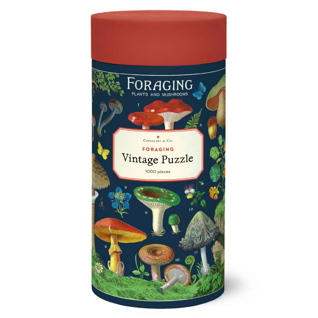 Foraging Plants and Mushrooms 1000 - Piece Jigsaw Puzzle - Marmalade Mercantile