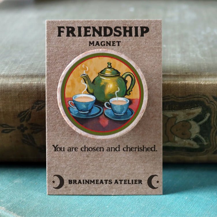 Friendship Magnet - Teapot Token for Companionship - Marmalade Mercantile