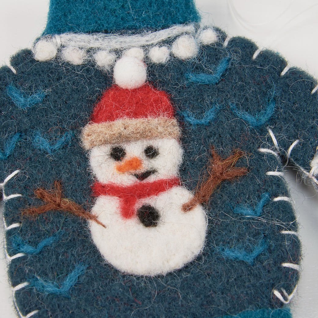 Frosty the Snowman Christmas Sweater Ornament - Marmalade Mercantile