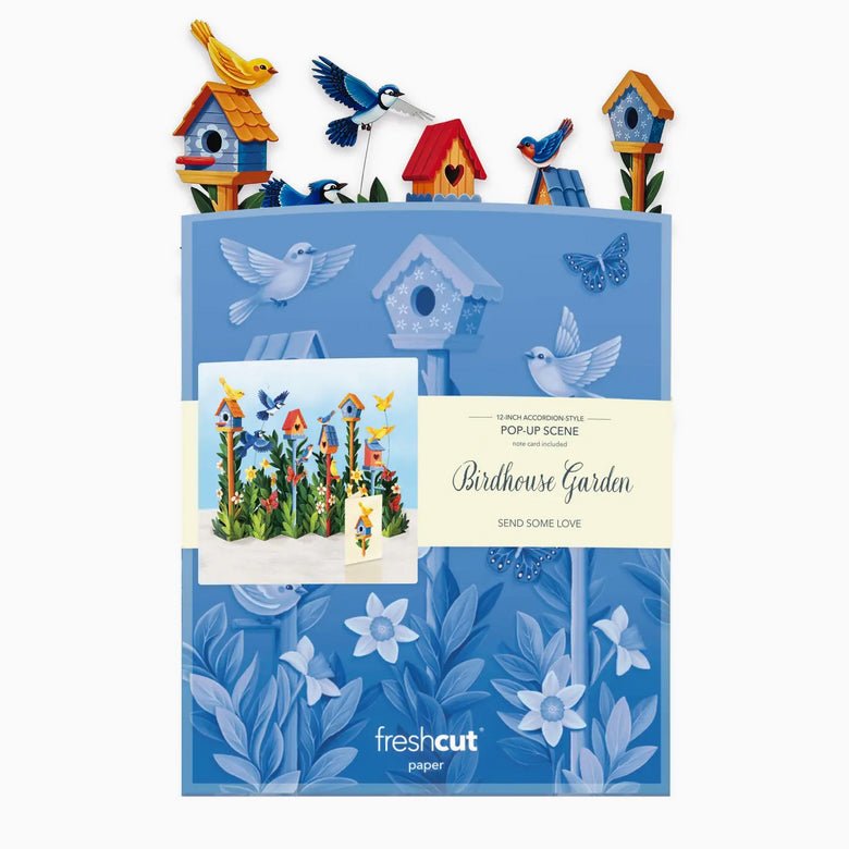 Full Size Birdhouse Garden Pop - Up Greeting Card - Marmalade Mercantile