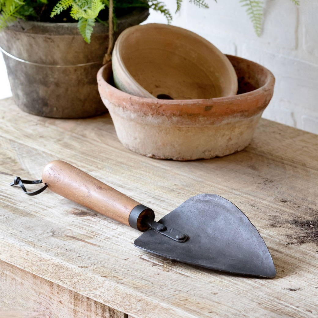 Hand-Forged Iron Hand Trowel - Marmalade Mercantile