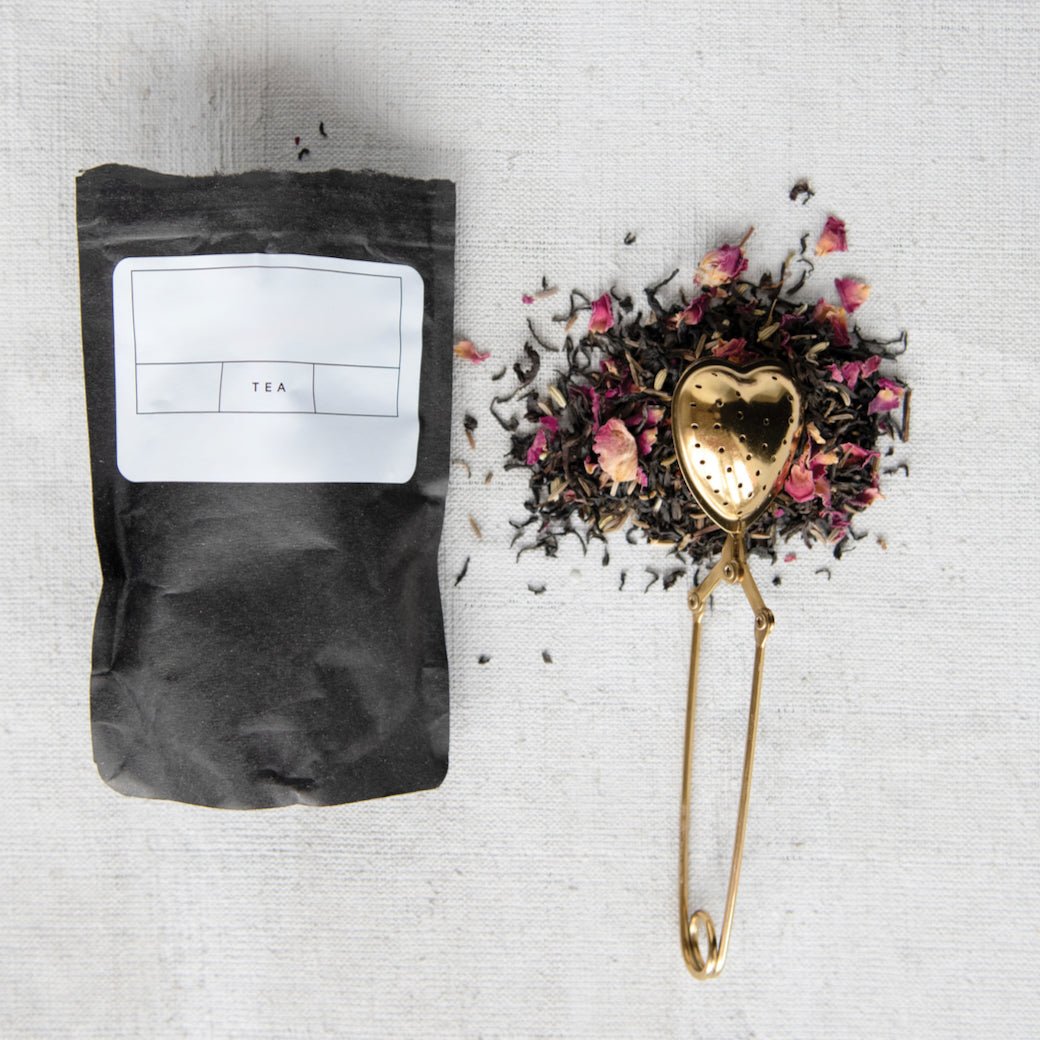 Heart - Shaped Stainless Steel Loose Tea Strainer - Marmalade Mercantile