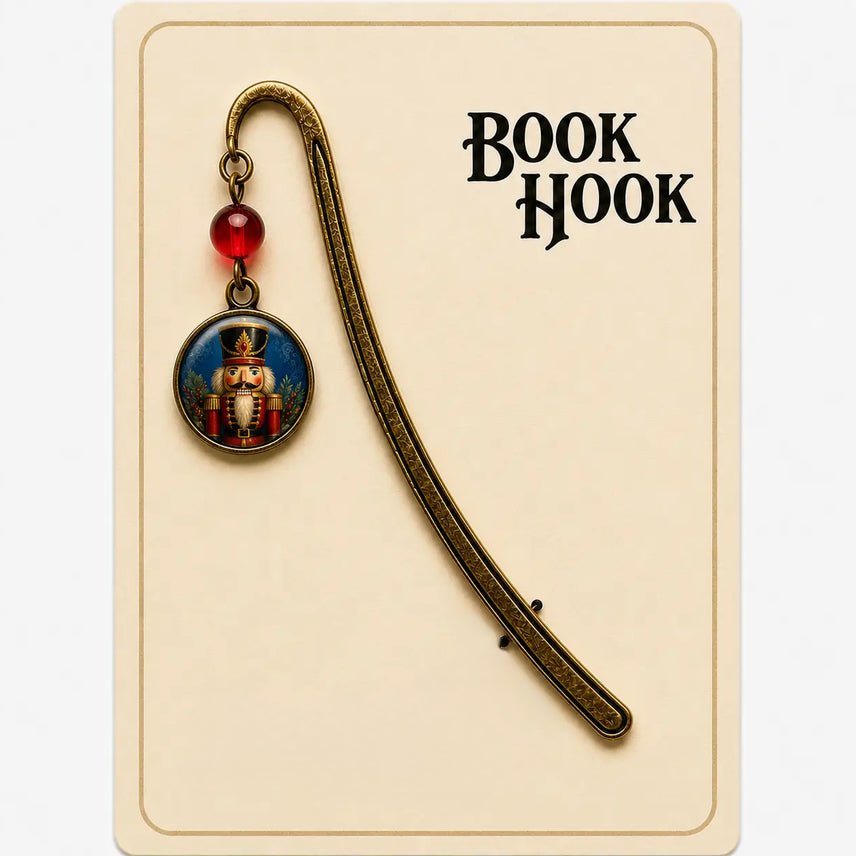 Holiday Nutcracker Book Hook Metal Bookmark - Marmalade Mercantile