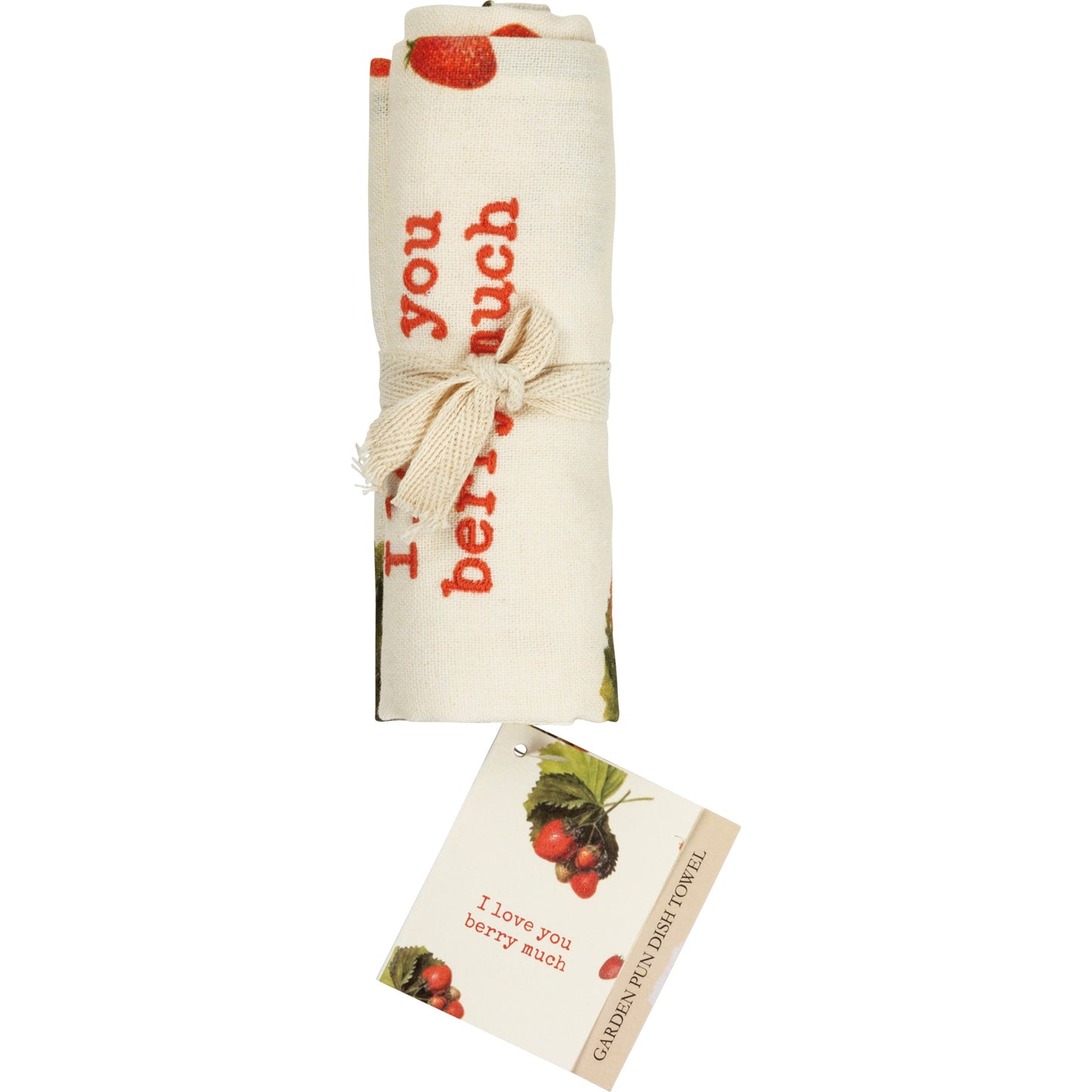 I Love You Berry Much Kitchen Garden Tea Towel - Marmalade Mercantile