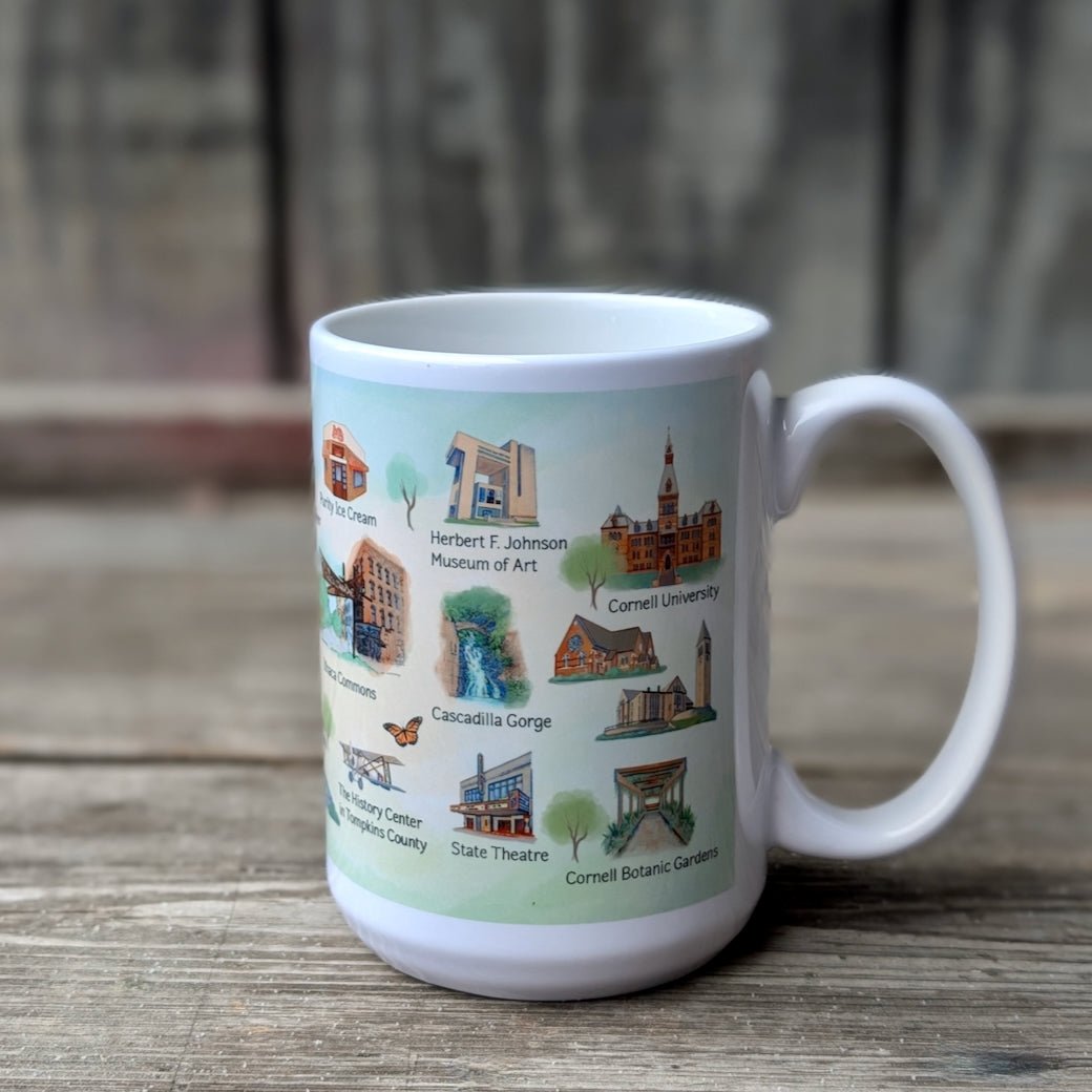 Ithaca Landmarks Mug - Marmalade Mercantile