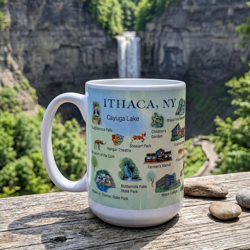 Ithaca Landmarks Mug - Marmalade Mercantile