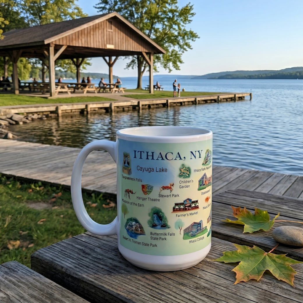 Ithaca Landmarks Mug - Marmalade Mercantile