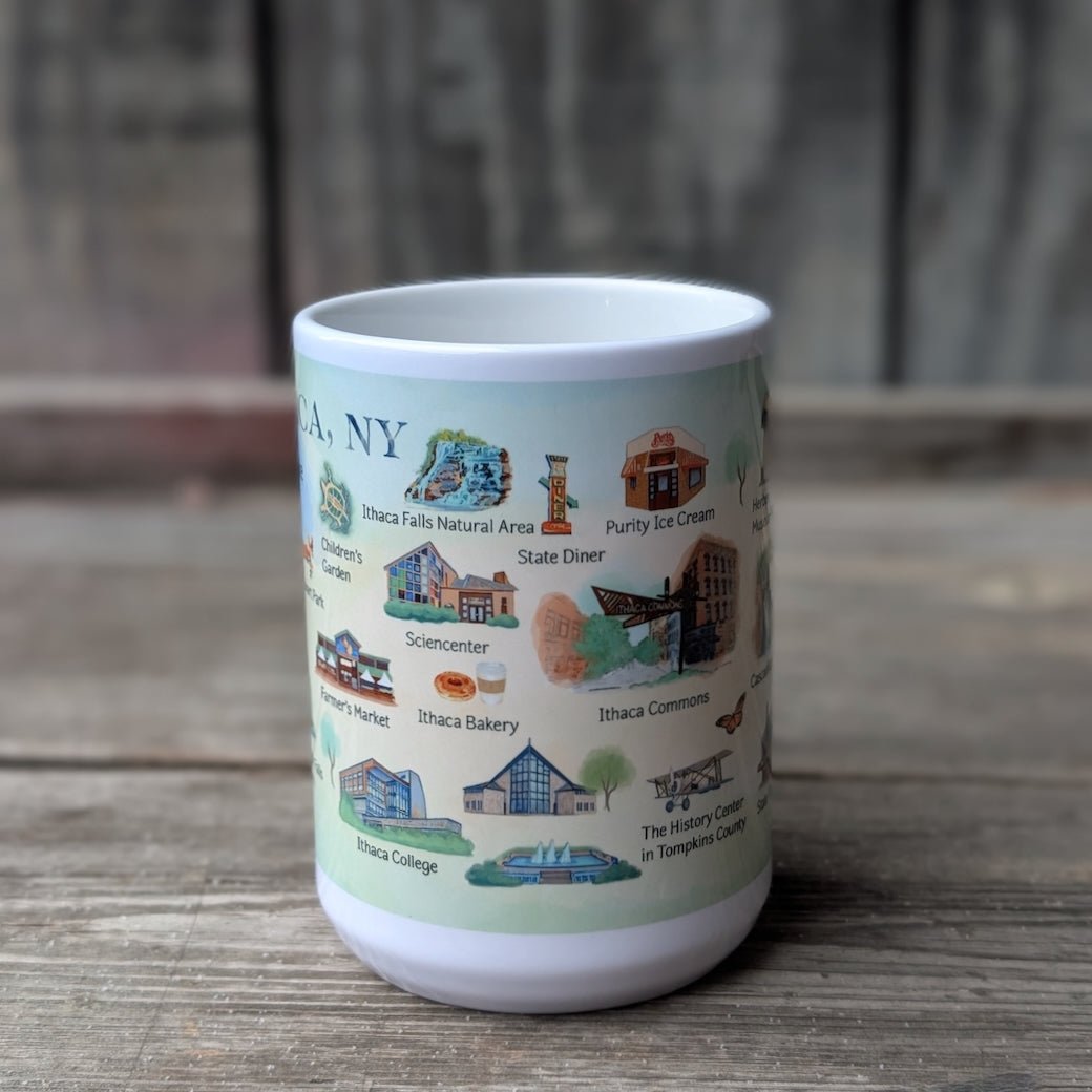 Ithaca Landmarks Mug - Marmalade Mercantile