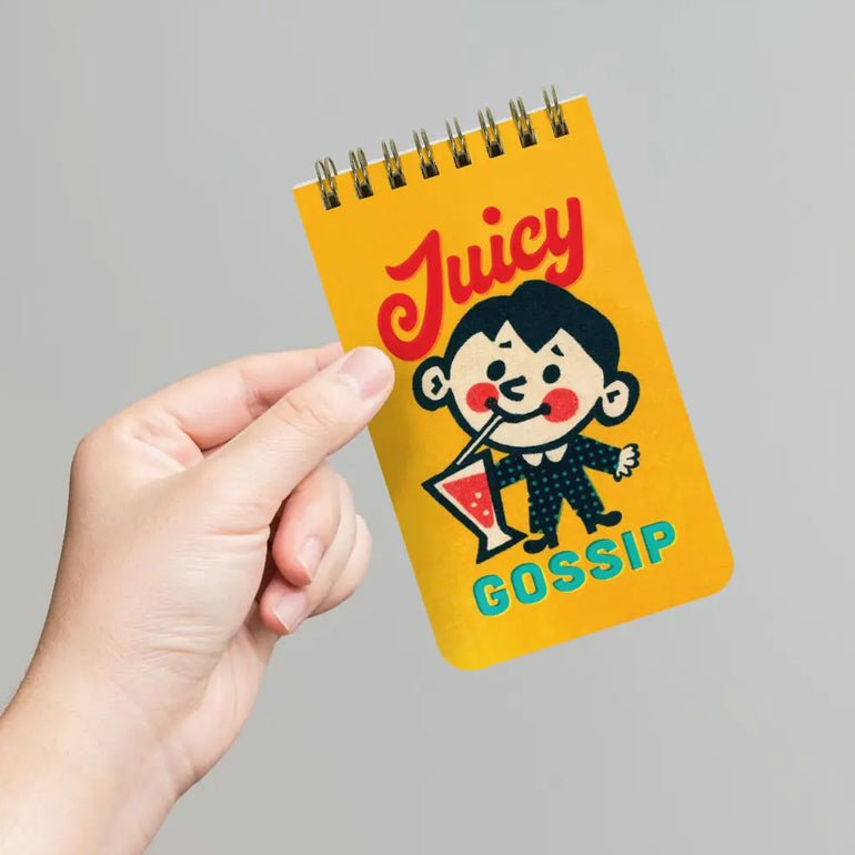 Juicy Gossip Mini 3x5" Spiral Notebook - Marmalade Mercantile