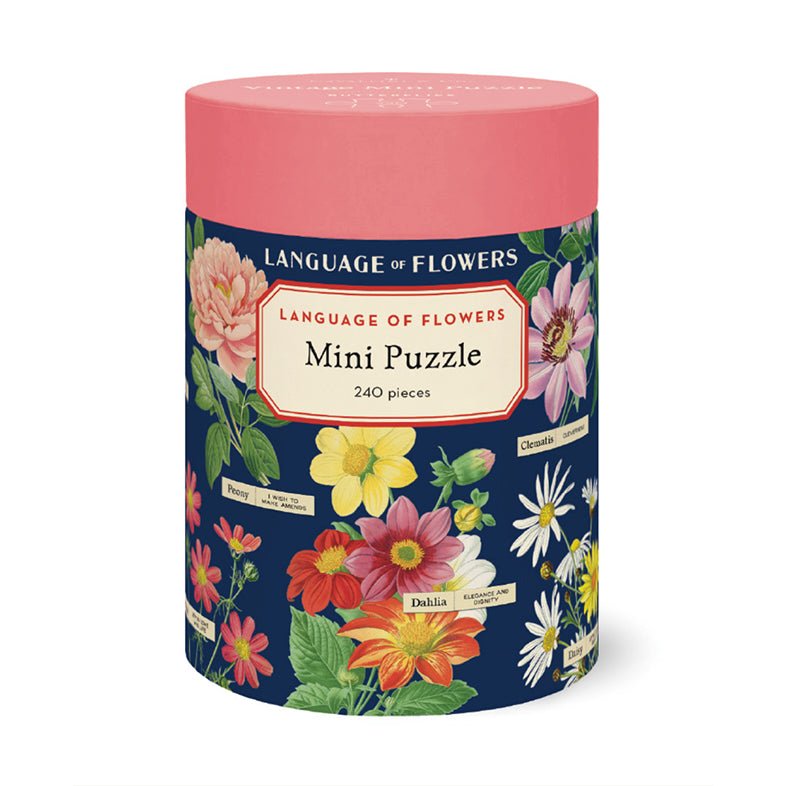Language of Flowers Mini Puzzle 240 - Piece Jig Saw Puzzle - Marmalade Mercantile