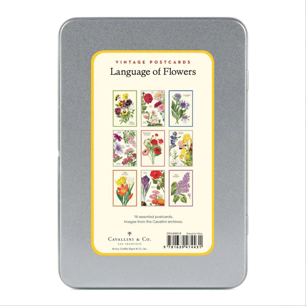 Language of Flowers Set of Twelve Vintage - Style Postcards - Marmalade Mercantile