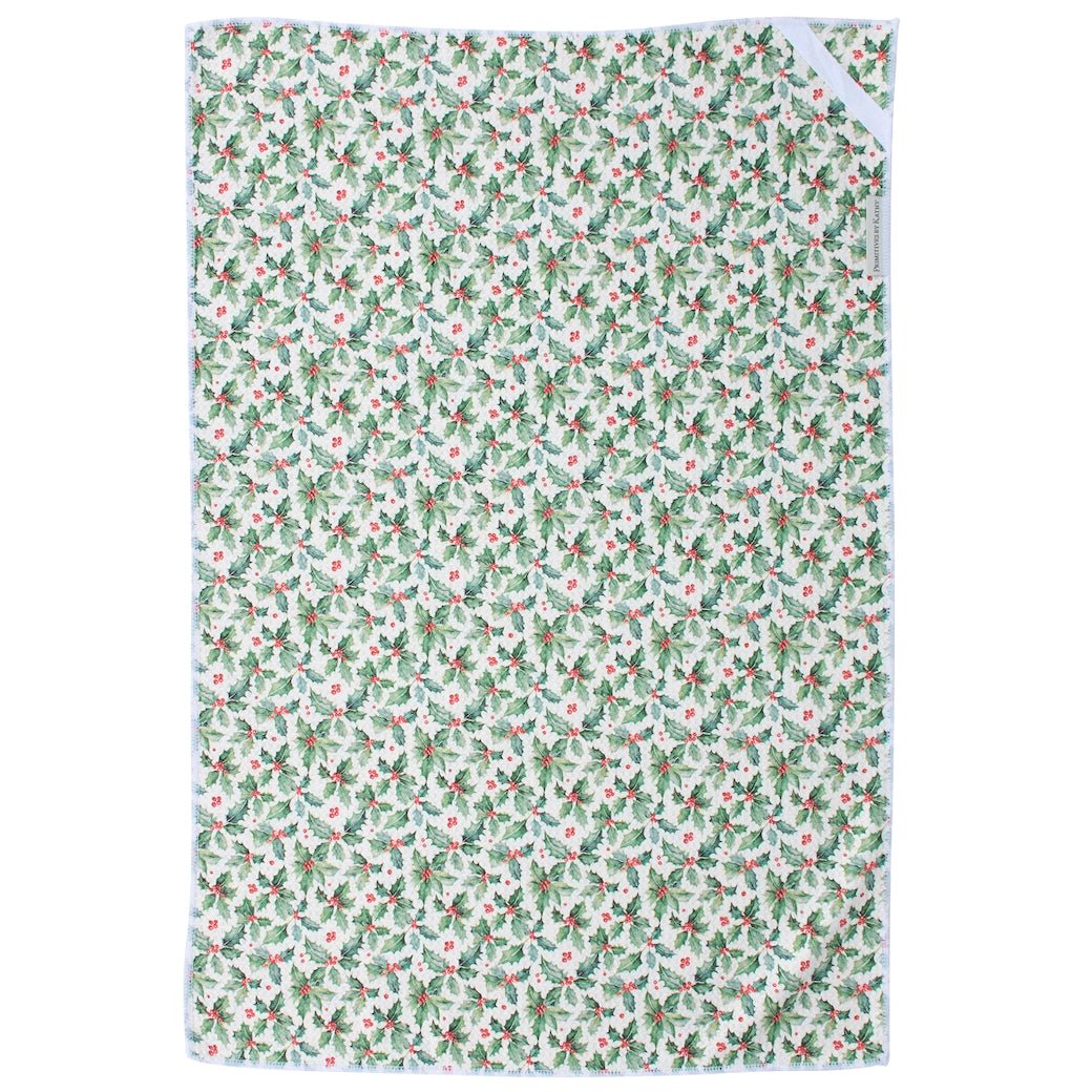 Microfiber Kitchen Towel Retro Christmas Deer - Marmalade Mercantile