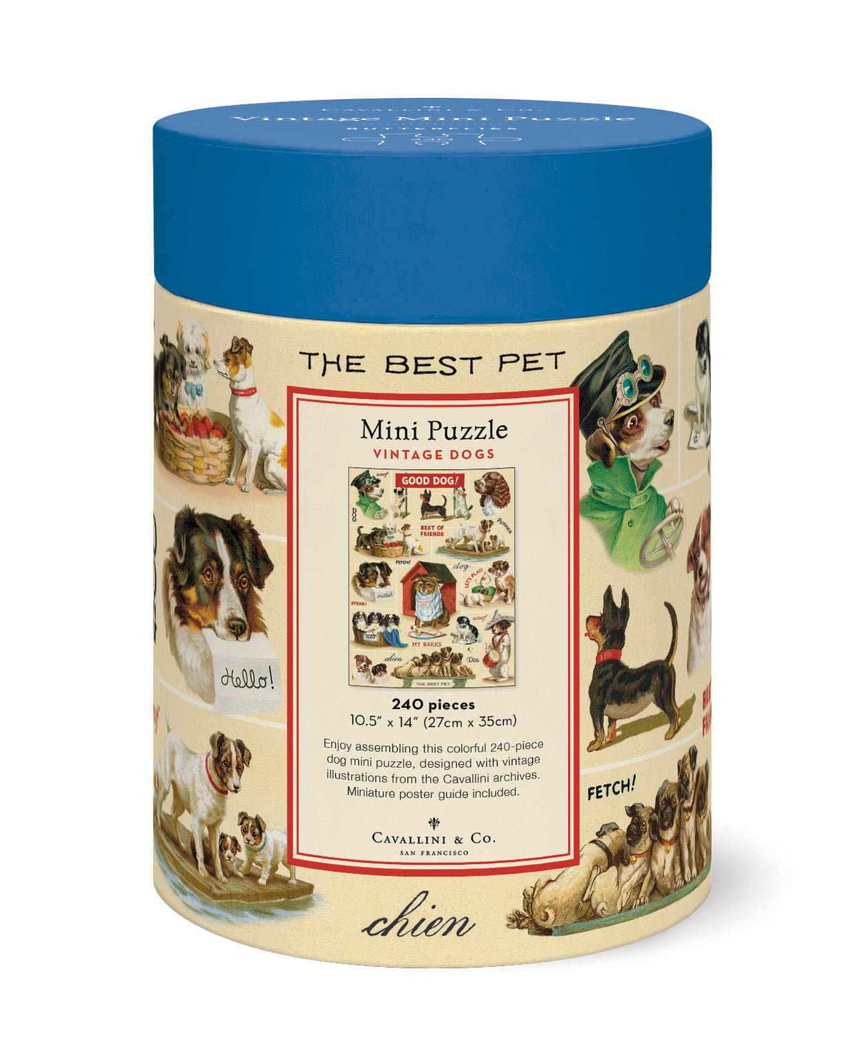 Mini Jigsaw Puzzle Vintage Dogs - Marmalade Mercantile