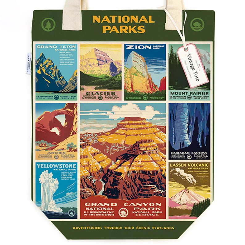 National Parks 100% Cotton Canvas Tote Bag - Marmalade Mercantile