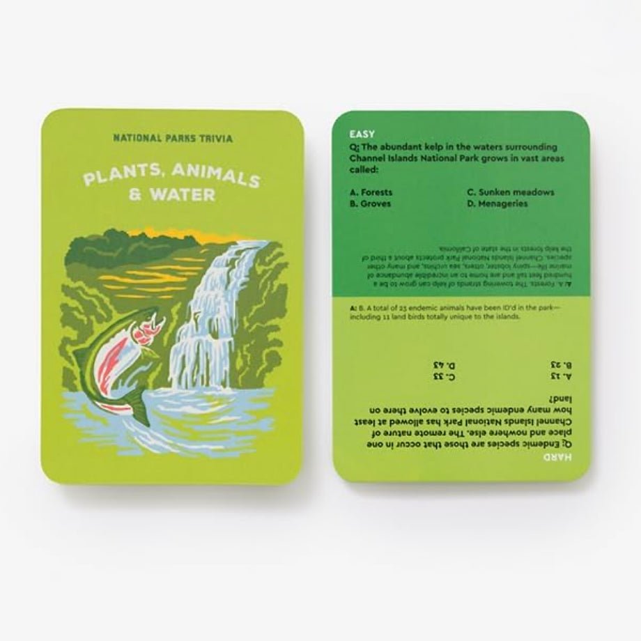 National Parks Trivia Game - Marmalade Mercantile