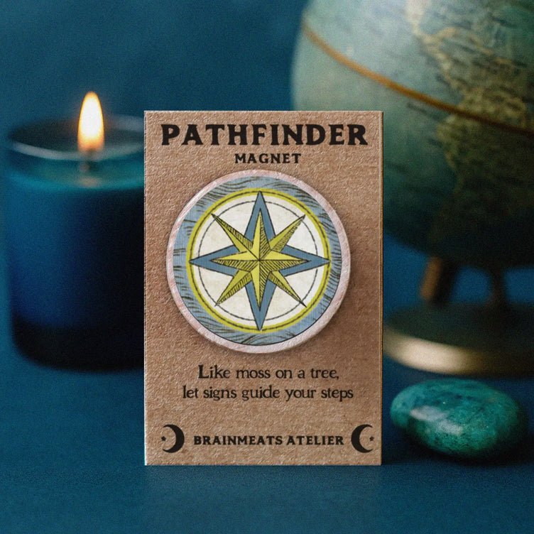 Pathfinder Magnet - Compass Intention Token for Guidance - Marmalade Mercantile