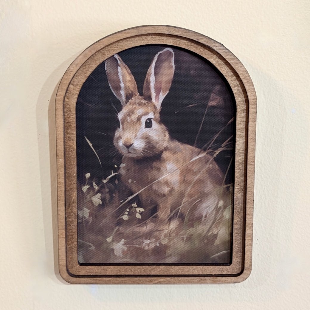 Petite Framed Brown Bunny Print - Choice of Style - Marmalade Mercantile