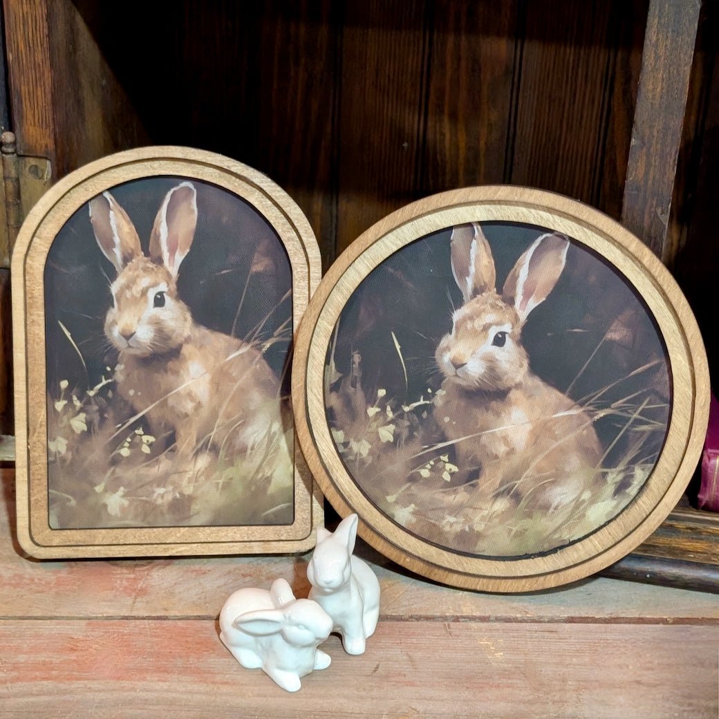 Petite Framed Brown Bunny Print - Choice of Style - Marmalade Mercantile