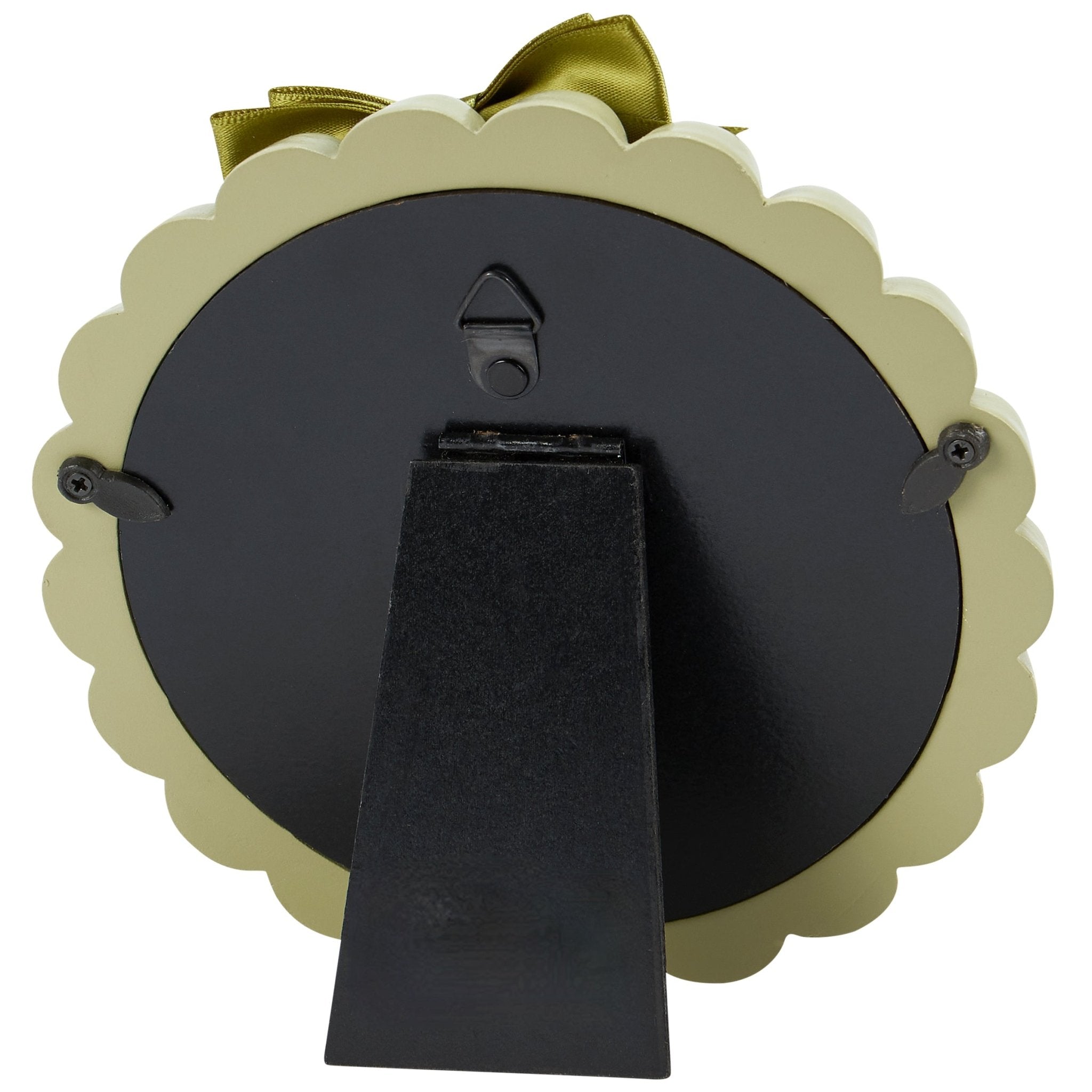 Petite Round Green Beaded Photo Frame - Marmalade Mercantile