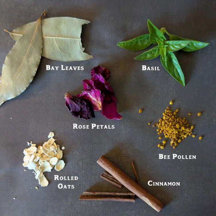 Prosperity Amulet - Abundance Talisman Necklace w Honeybee - Marmalade Mercantile