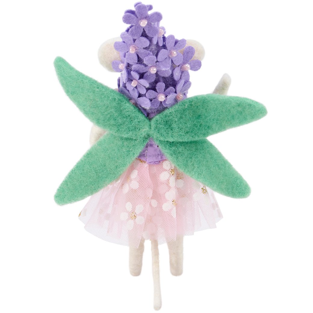Purple Flower Springtime Mouse Critter - Marmalade Mercantile