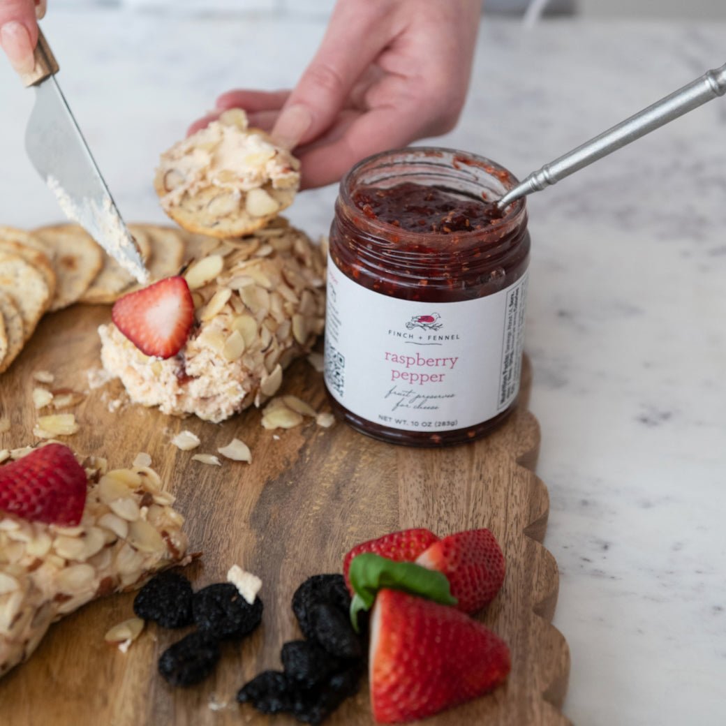 Raspberry Pepper Fruit Preserves for Cheeses - Marmalade Mercantile