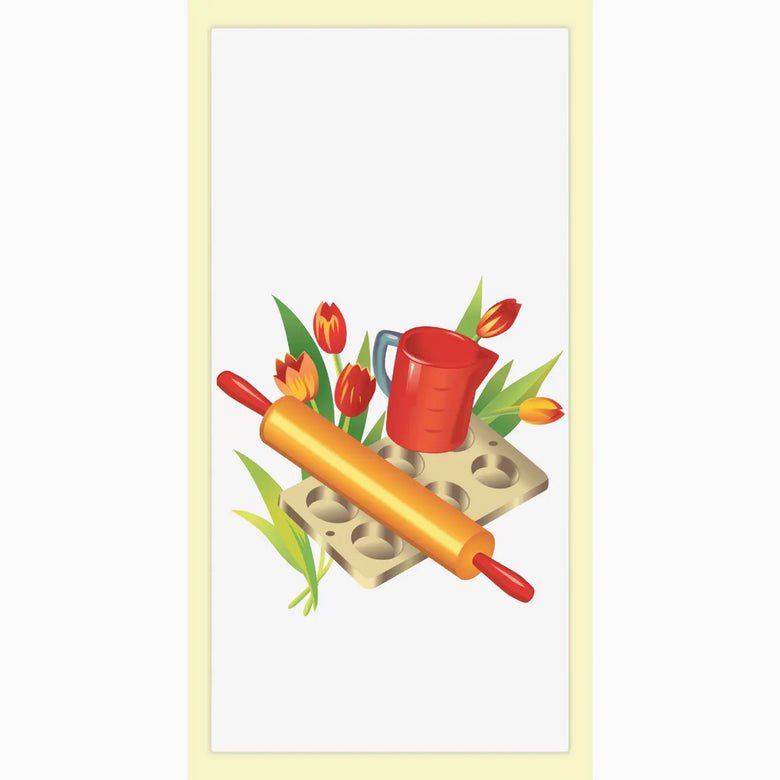 Retro Bake Off Flour Sack Towel 100% Cotton - Marmalade Mercantile