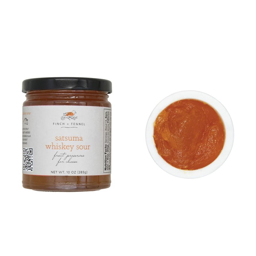 Satsuma Whiskey Sour Fruit Preserves for Cheese Pairing - Marmalade Mercantile