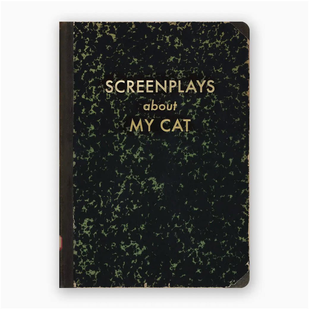 Screenplays About My Cat Notebook Journal - Marmalade Mercantile