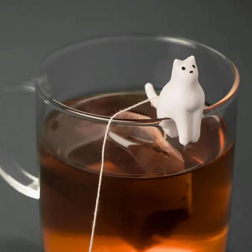 Set of Four Cat Tea Bag Holders - Marmalade Mercantile
