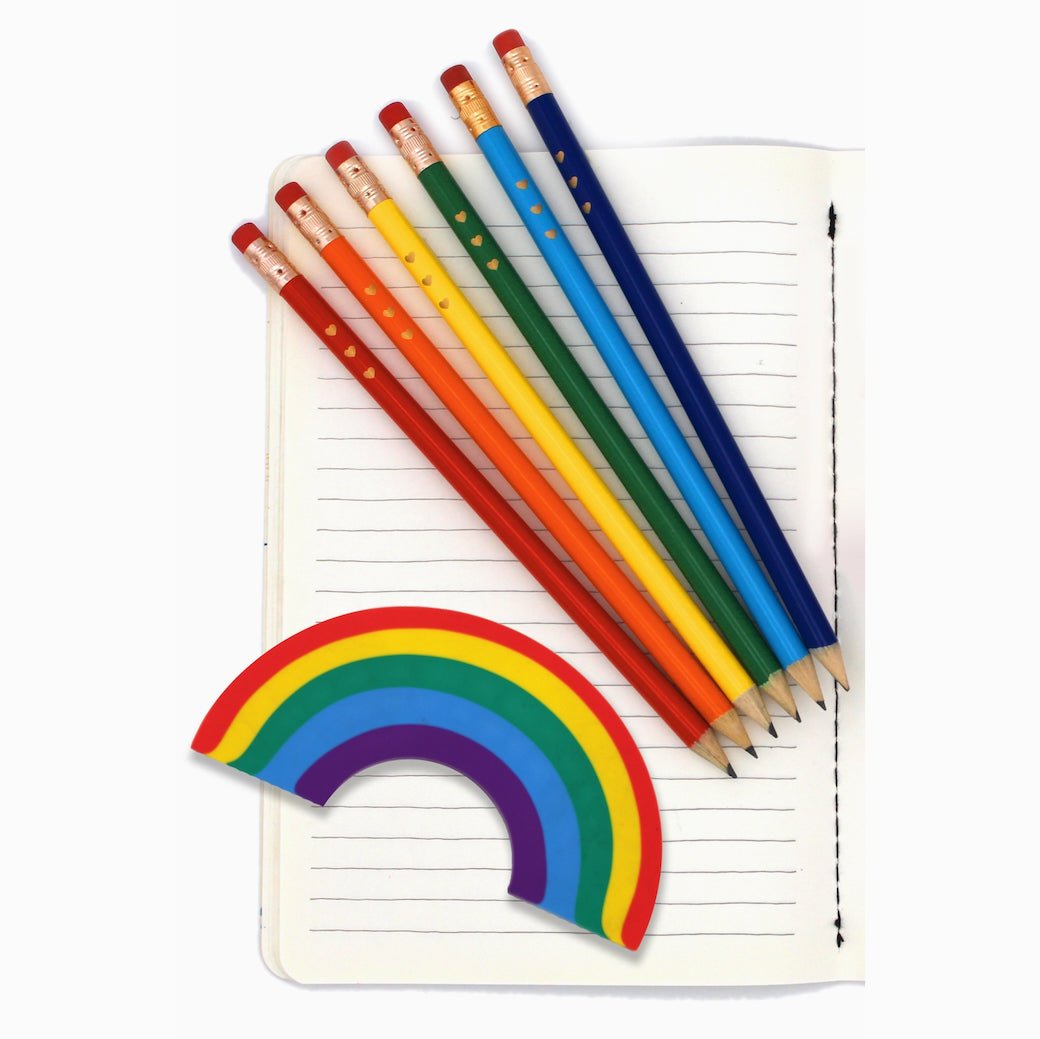 Set of Seven Sharpened All You Need is Love Pencils - Marmalade Mercantile