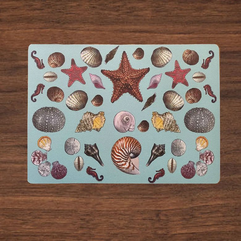 Set of Two Under the Sea Vinyl Placemats - Marmalade Mercantile