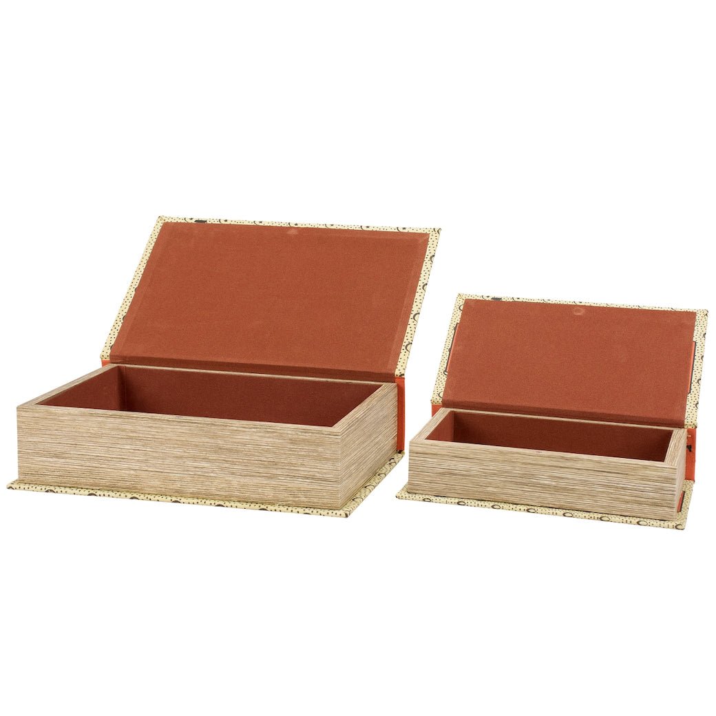 Set of Two Vintage - Style Trick or Treat Halloween Storage Books - Marmalade Mercantile