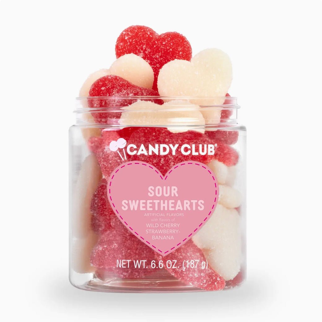Sour Gummy Sweethearts - Wild Cherry, Strawberry, Banana - Marmalade Mercantile