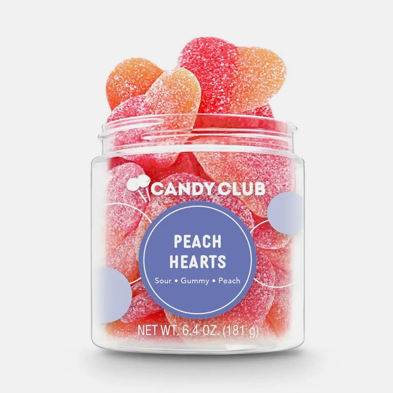Sour Peach Gummy Hearts - Marmalade Mercantile