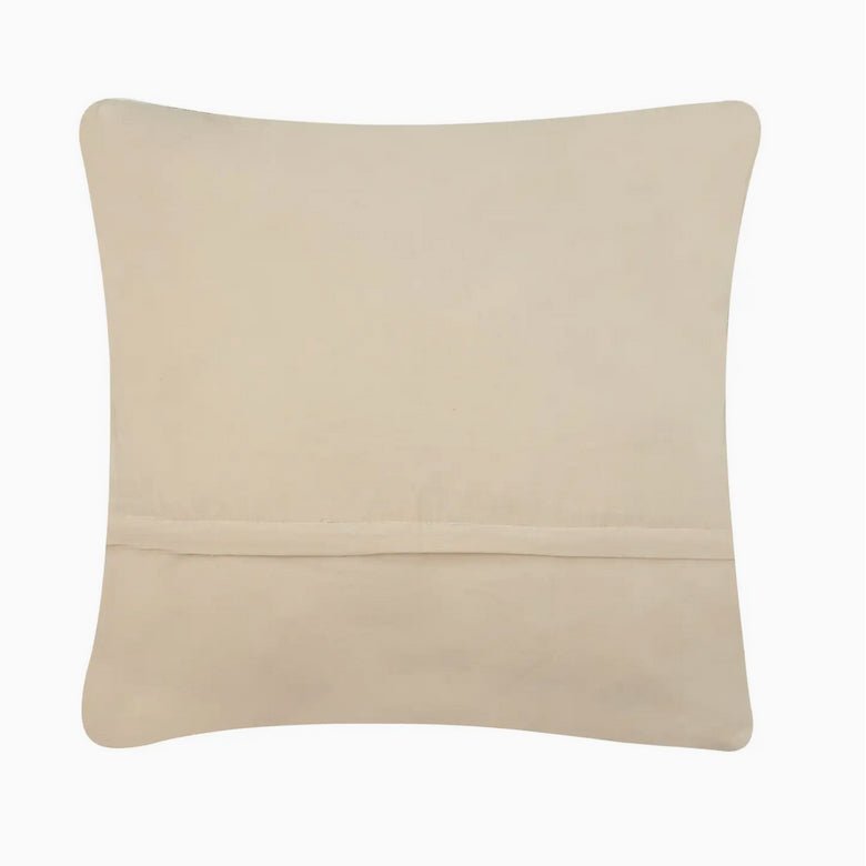 Springtime Bunny with Flowers Hooked Rug Pillow - Marmalade Mercantile