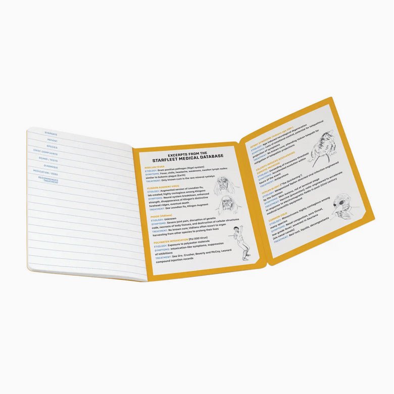 Star Trek Starfleet Medical Pocket Sized Mini Notebook - Marmalade Mercantile