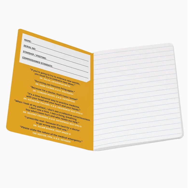 Star Trek Starfleet Medical Pocket Sized Mini Notebook - Marmalade Mercantile