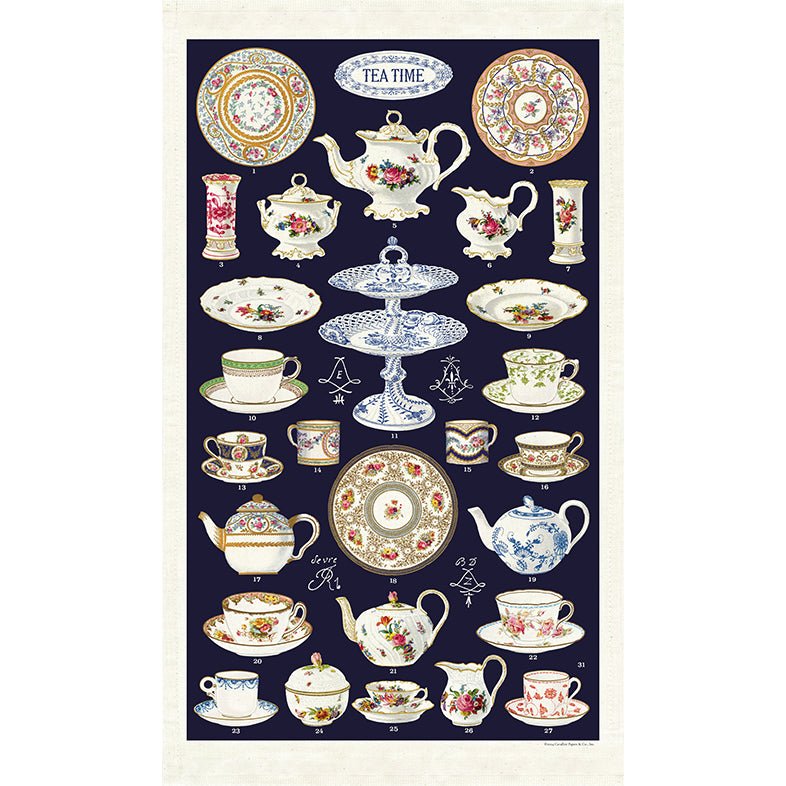 Tea Time 100% Cotton Tea towel - Marmalade Mercantile