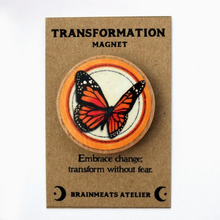 Transformation Magnet - Monarch Butterfly Token for Growth - Marmalade Mercantile