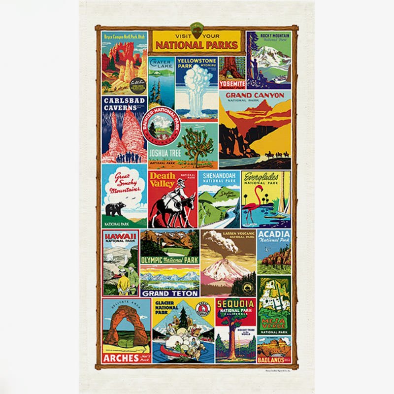 US National Parks Kitchen Towel - Marmalade Mercantile