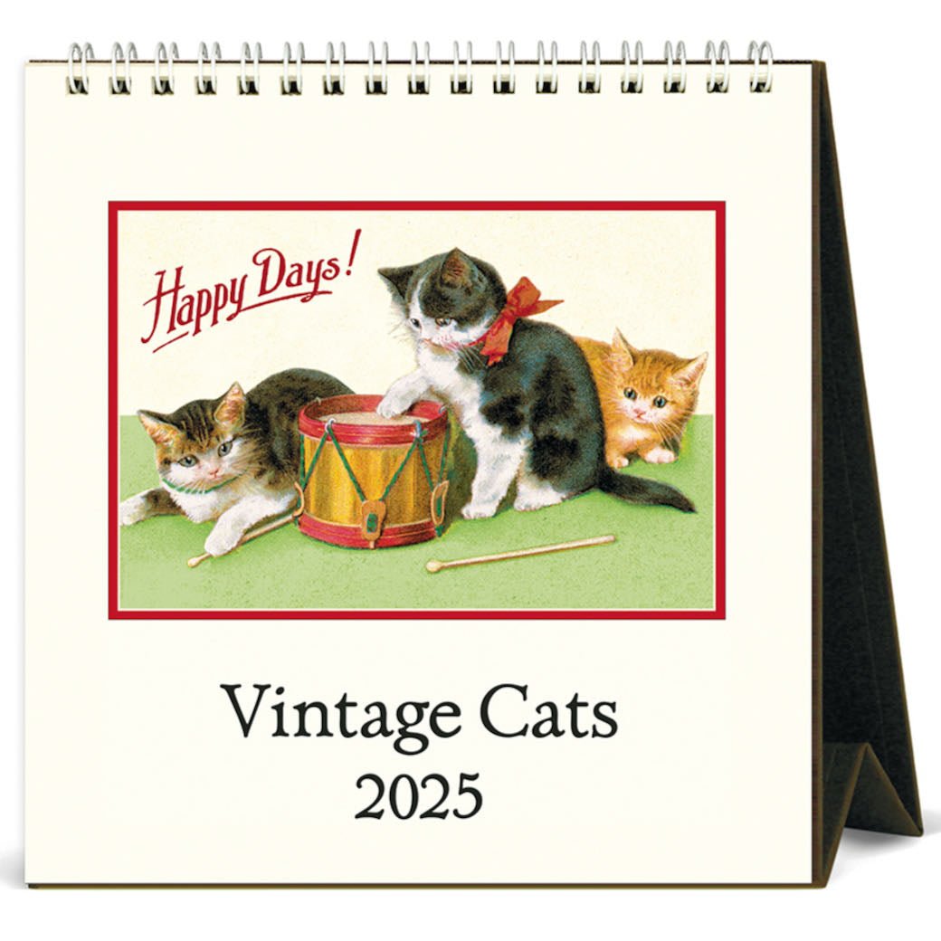Vintage Cats Calendar 2025