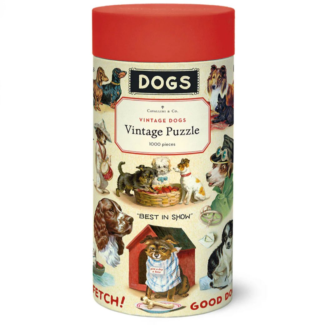 Vintage Dogs 1000 - Piece Jigsaw Puzzle - Marmalade Mercantile