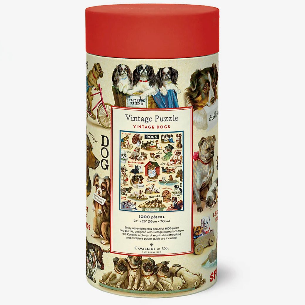 Vintage Dogs 1000 - Piece Jigsaw Puzzle - Marmalade Mercantile