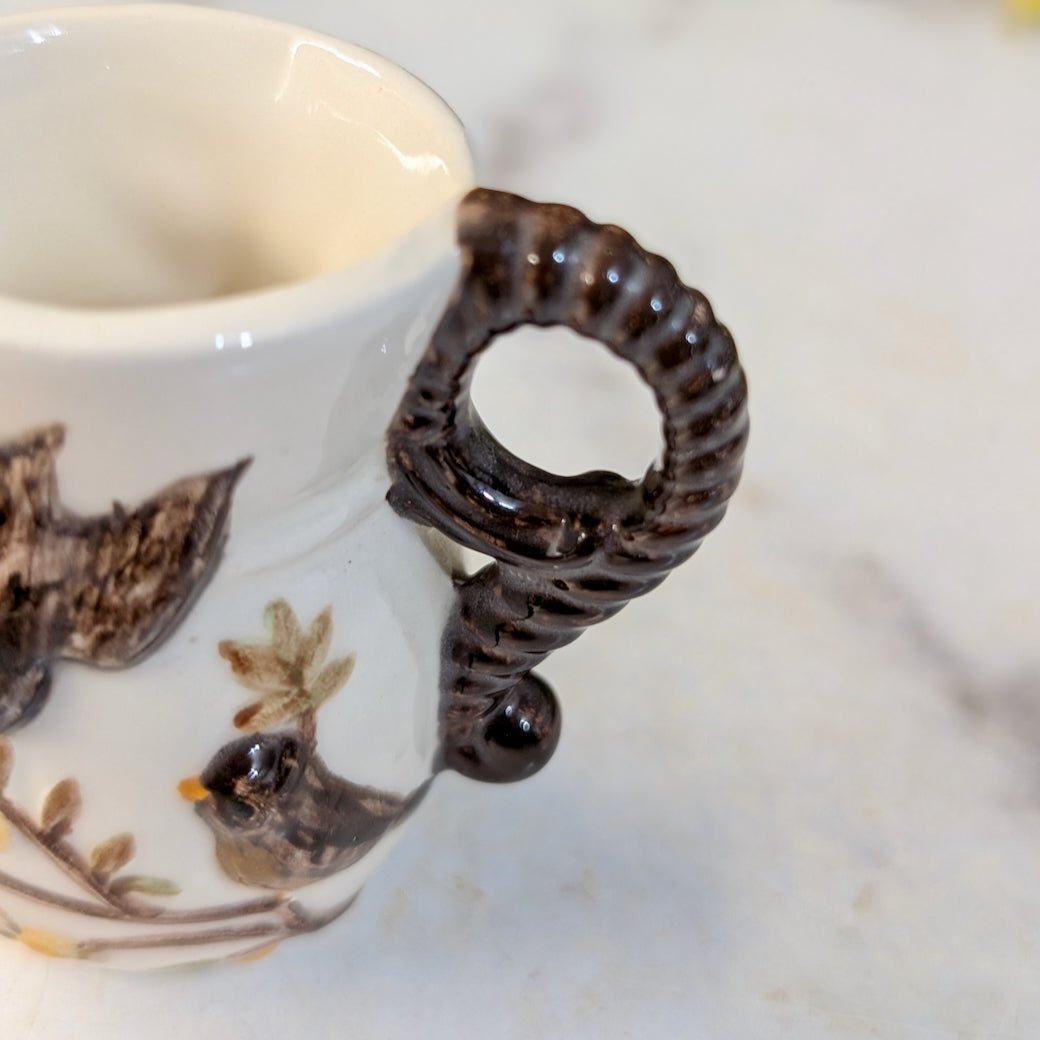 Vintage Miniature Embossed Bird Creamer - Marmalade Mercantile