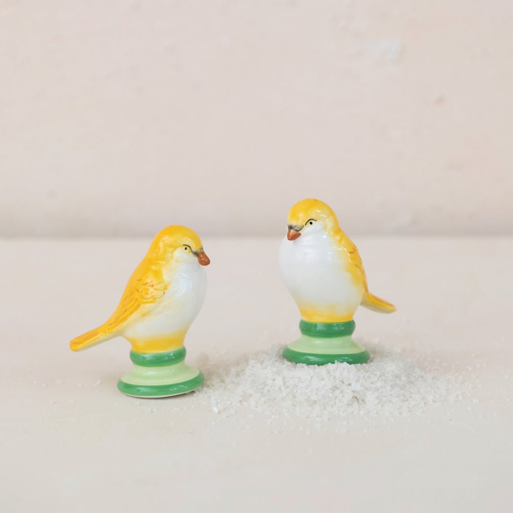 Vintage Reproduction Love Birds Salt and Pepper Set - Marmalade Mercantile