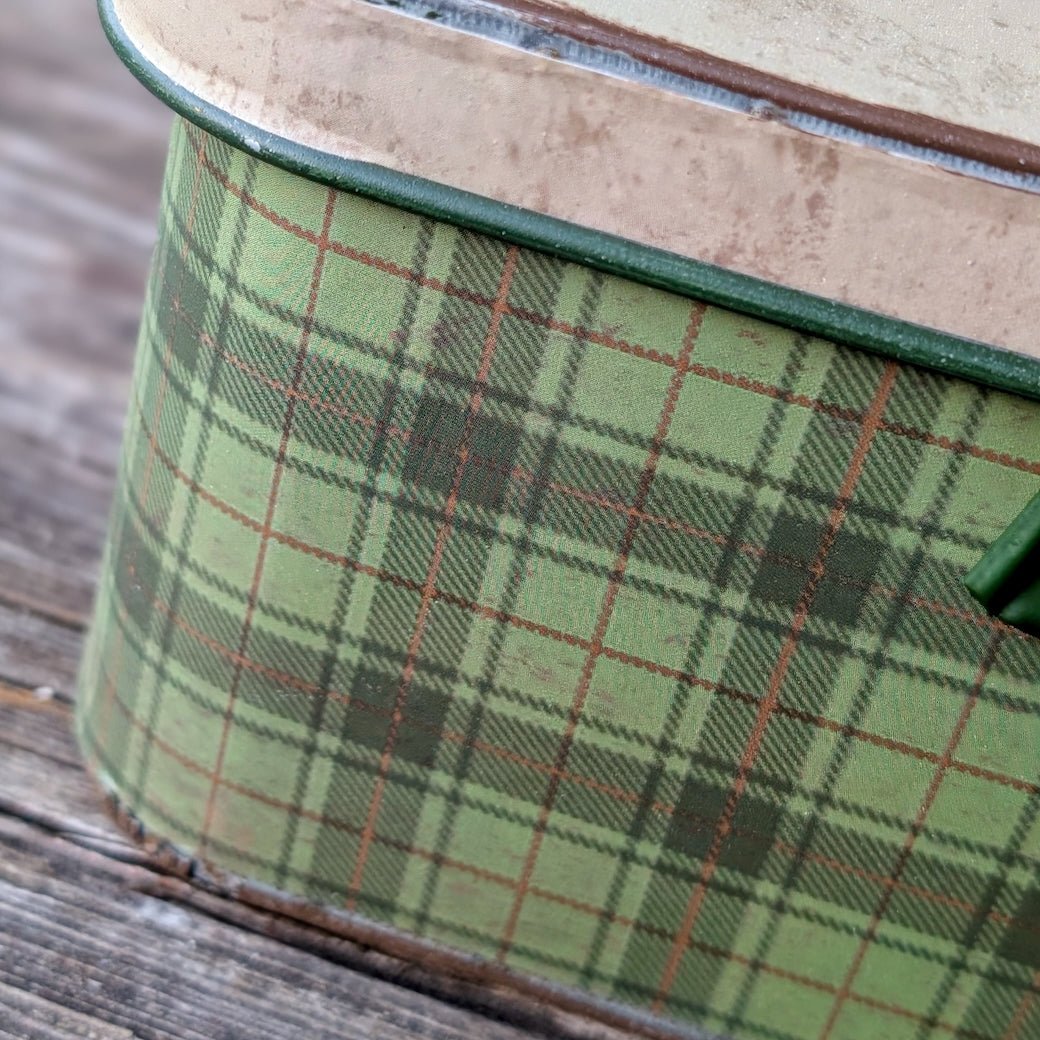 Vintage - Style Distressed Metal Storage Bins with Swing Handles - Set of 2 - Marmalade Mercantile