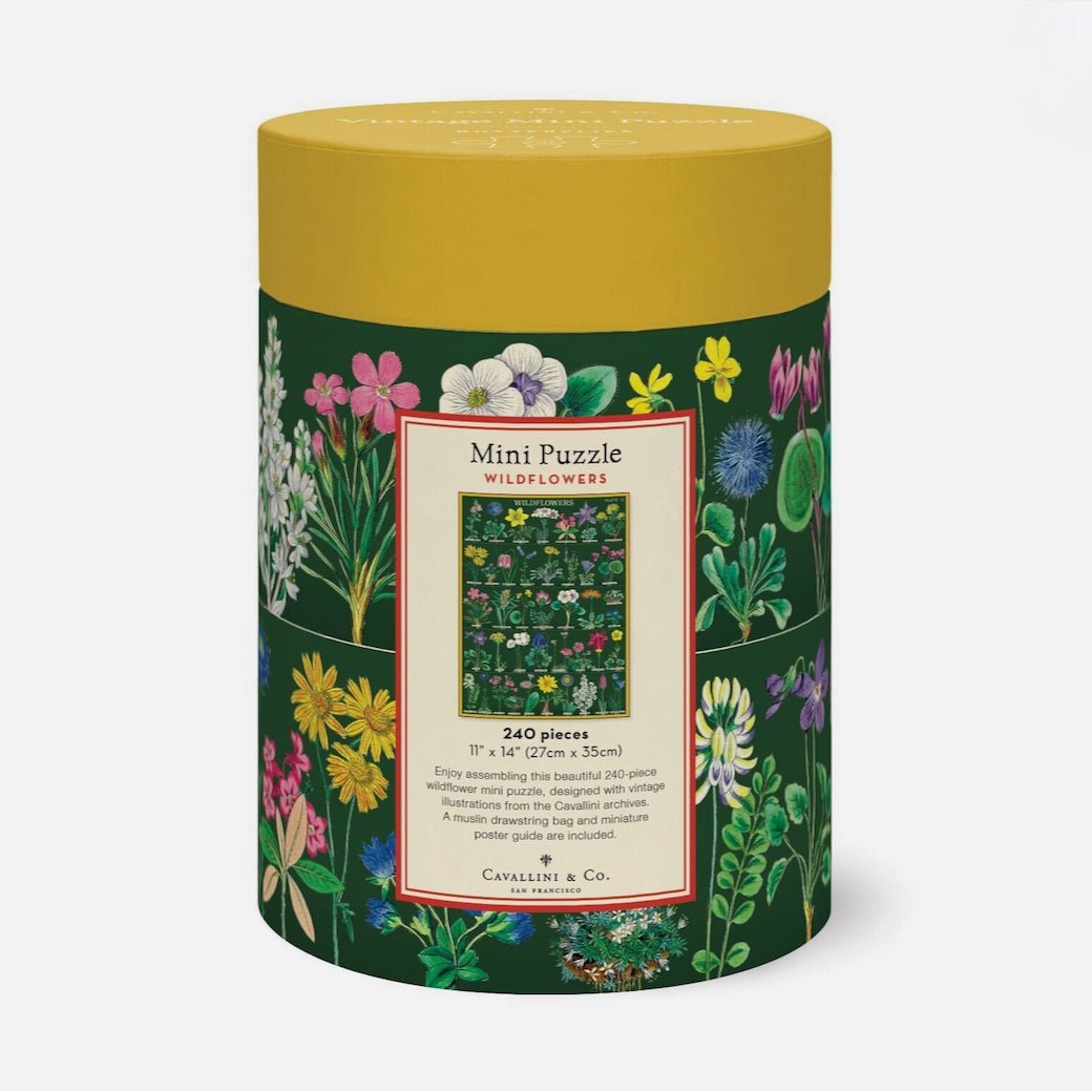 Vintage - Style Mini Wildflowers 240 Jigsaw Puzzle - Marmalade Mercantile