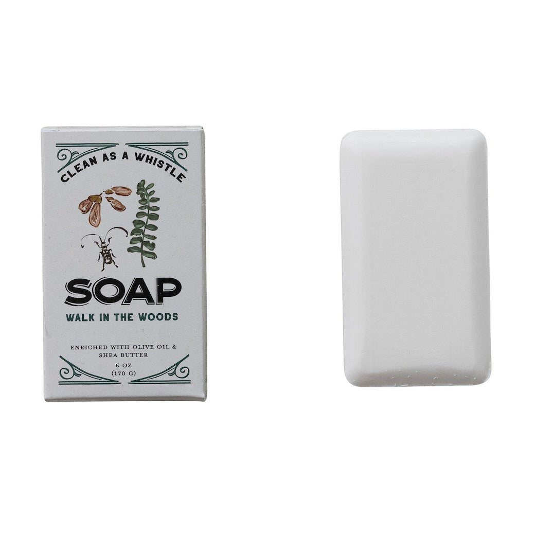 Walk In The Woods Scented Olive Oil & Shea Butter Bar Soap - Marmalade Mercantile
